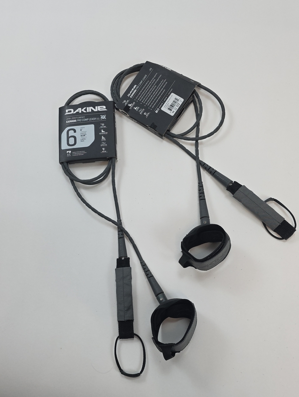 NWT DaKine John John Florence Pro Comp Leash. 6ft Long. Leash Thickness is 3/16"